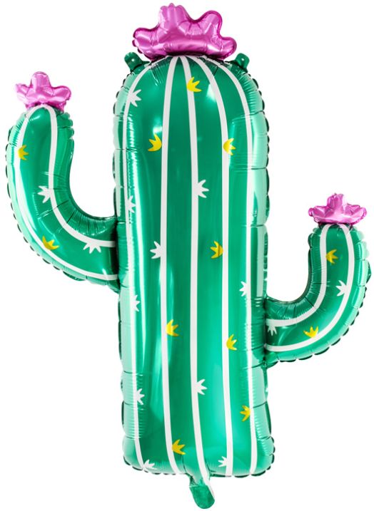 Фолиев балон PartyDeco - Кактус