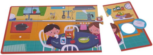 Асоциативна игра-пъзел Apli Kids - У дома