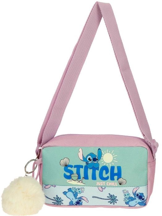 Детска чанта за през рамо Stitch Just Chill