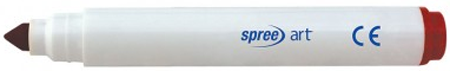 Маркери Spree Art - Superwashable, 12 цвята, в тубус