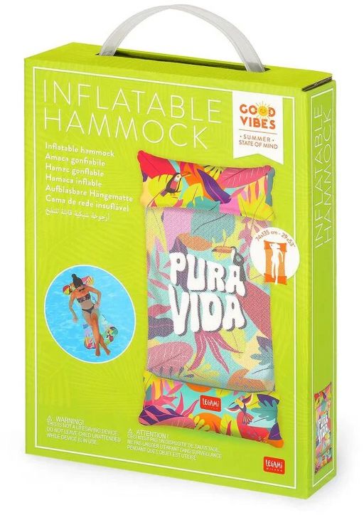 Надуваем хамак Legami - Pura vida
