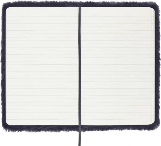 Тефтер Moleskine Faux Fur в кутия, тъмносин