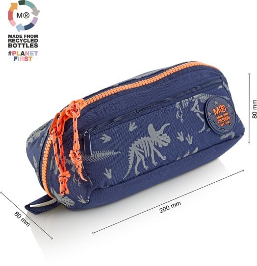 Несесер Miquelrius Dino World с едно отделение, светещ в тъмното