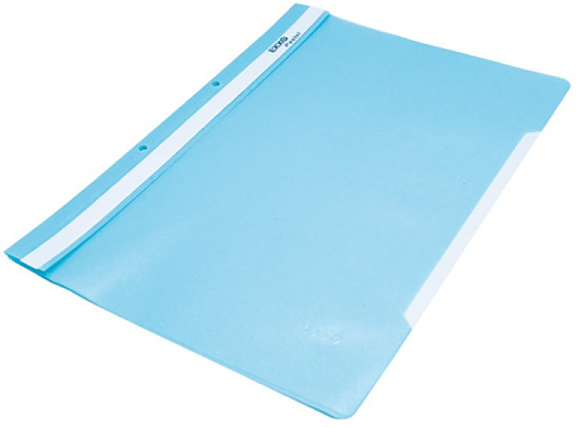 Папка с перфорация B-max, A4, пастелна синя