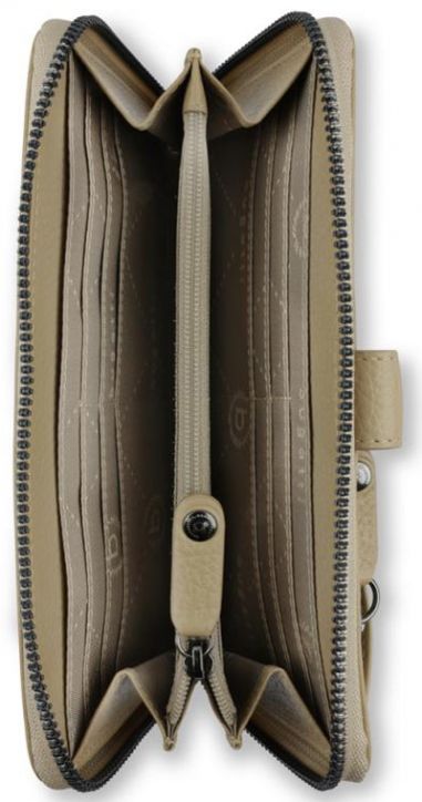 Дамски портфейл Bugatti Elsa Long Wallet, бежов