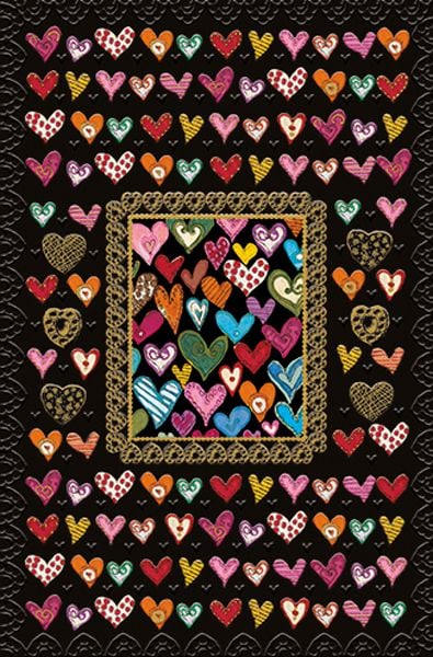 Картичка Editor: Сърца в рамка