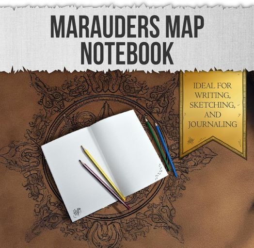 Тефтер Blue Sky Harry Potter - Marauders Map