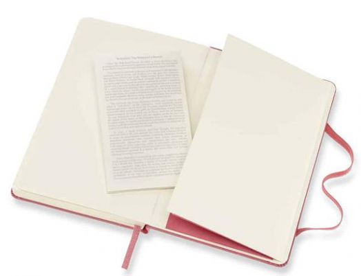 Джобен антично-розов тефтер Moleskine с твърди корици и линирани страници