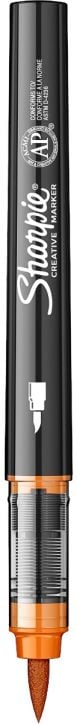 Акрилен маркер Sharpie Brush, оранжев