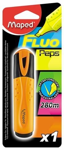 Текстмаркер Maped Fluo Peps , оранжев