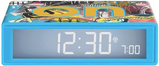 Смарт часовник с аларма Lexon x Jean-Michel Basquiat, Flip+ Skull