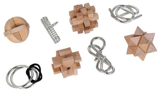 Комплект Eureka Brain Busters 3D пъзели - 8 броя