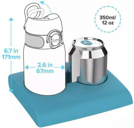Бутилка за вода Ion8 - Рибки, 350 мл.