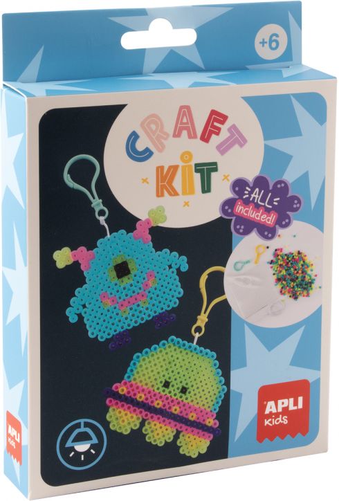 Творчески комплект Apli Kids - Направи сам ключодържател с космически мотиви