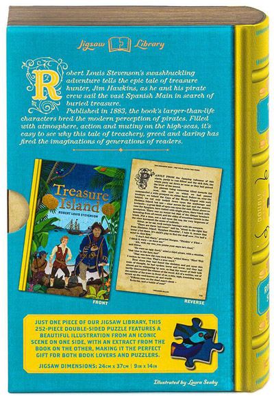 Двустранен пъзел Professor Puzzle: Островът на съкровищата, 252 части