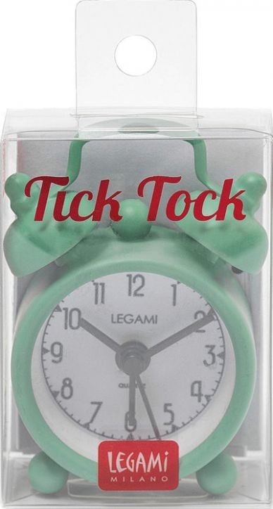 Мини будилник Legami, зелен