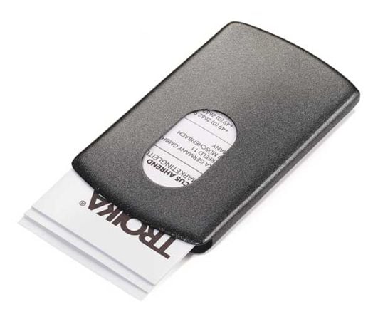 Визитник Troika Slide Black