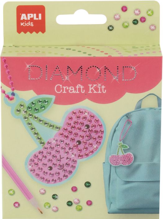 Креативен комплект Apli Kids - Направи си сам ключодържател череша