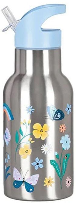Бутилка за вода от неръждаема стомана Crocodile Creek Garden Delight, 400 мл.