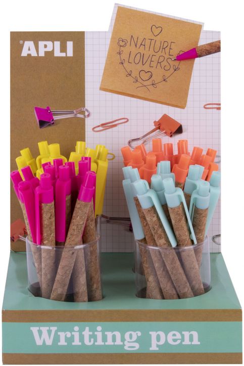 Химикалка Apli Fluor, асортимент