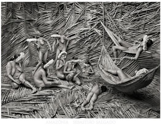 Sebastiao Salgado. Amazonia. Poster ‘Zo'e Women’