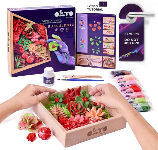 Творчески комплект Okto - Декорация с лек моделин 