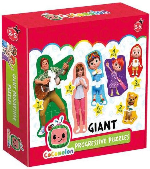 Детски пъзел Headu Cocomelon - С големи части