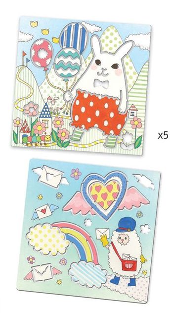 Шаблони за рисуване Djeco - Приказни герои