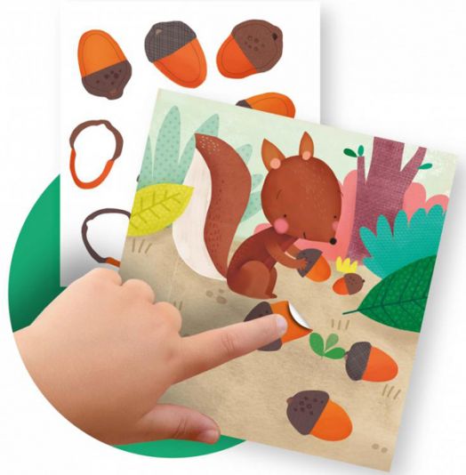 Игра със стикери Apli - Калинка