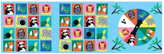 Магнитна настолна игра Mudpuppy - Wild Bingo