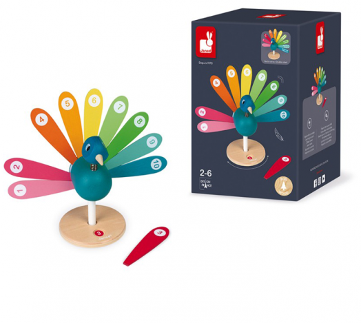 Уча се да броя Janod - Peacock