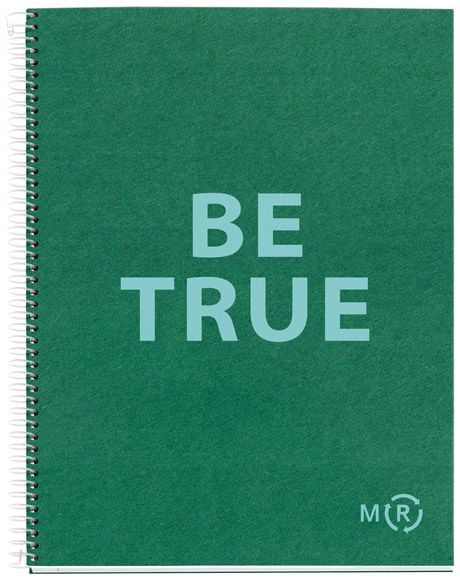 Тетрадка Miquelrius Be Eco A4 със спирала, 80 листа на точки, смарагд