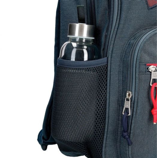 Ученическа раница Pepe Jeans Kay с две отделения и заоблен преден джоб