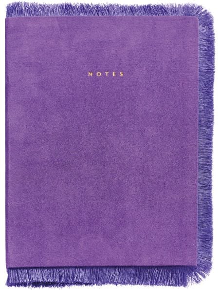 Лилав тефтер Miquelrius с ресни, 80 нелинирани листа