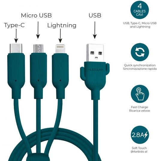 Мулти зарядно Legami - Three Hugs