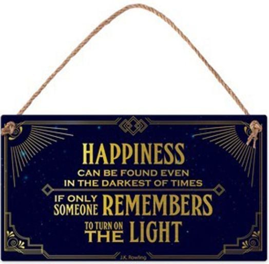 Табелка за стена - Happiness, J.K. Rowling