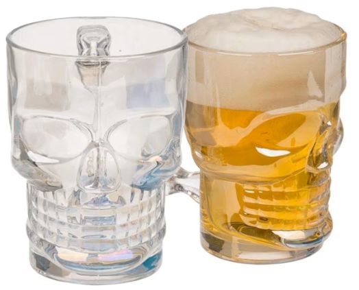 Халба за бира - Череп