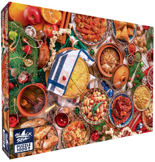 Пъзел Black Sea Puzzles - Трапеза за Бъдни вечер, 1000 части