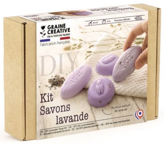 Комплект за правене на сапуни Graine Creative с лавандула