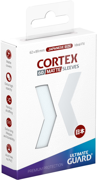 Протектори за карти Ultimate Guard: Cortex Japanese Matte Sleeves, 60 бр.