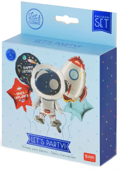 Комплект балони Legami - Birthday Party, Космос