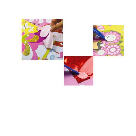 Творчески комплект Apli Kids: Направи 4 картини с транферно фолио
