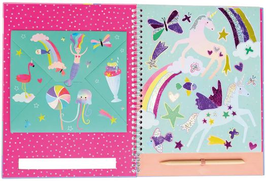 Магическа книжка Floss & Rock - Foil & Play, Fantasy