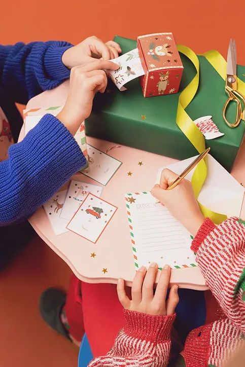 Мини стикери PartyDeco - Весела Коледа