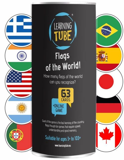 Настолна игра Learning Tube: Флагове