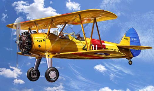 Сглобяем модел Revell - Самолет Stearman Kaydet