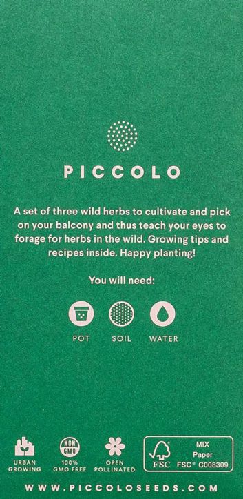 Семена за диви билки Piccolo, 3 вида