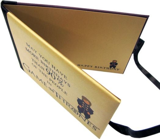 Луксозна картичка за рожден ден - Game of Thrones