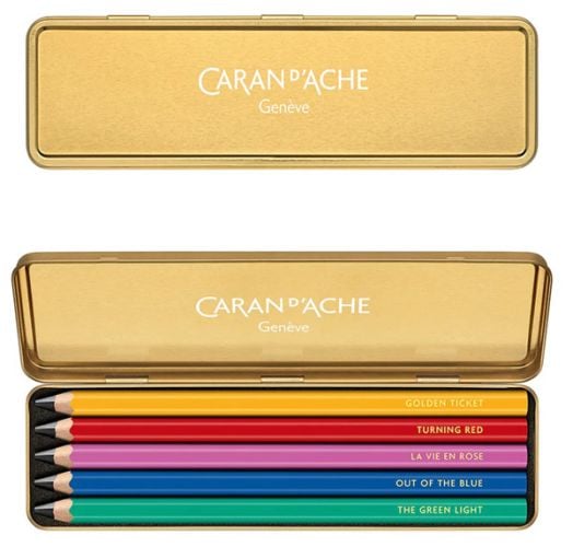 Комплект моливи Caran d'Ache Maxi Graphite, 5 бр.