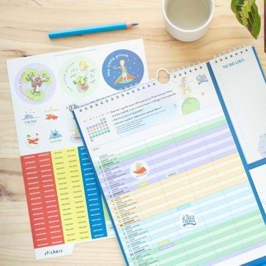 Планер-пад Grupo Erik The Little Prince за 16 месеца - септември 2024 / декември 2025 година